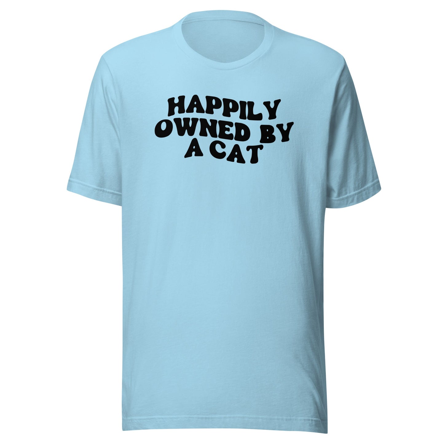 Happily Owned by a Cat t-shirt - The Sandy Merchant