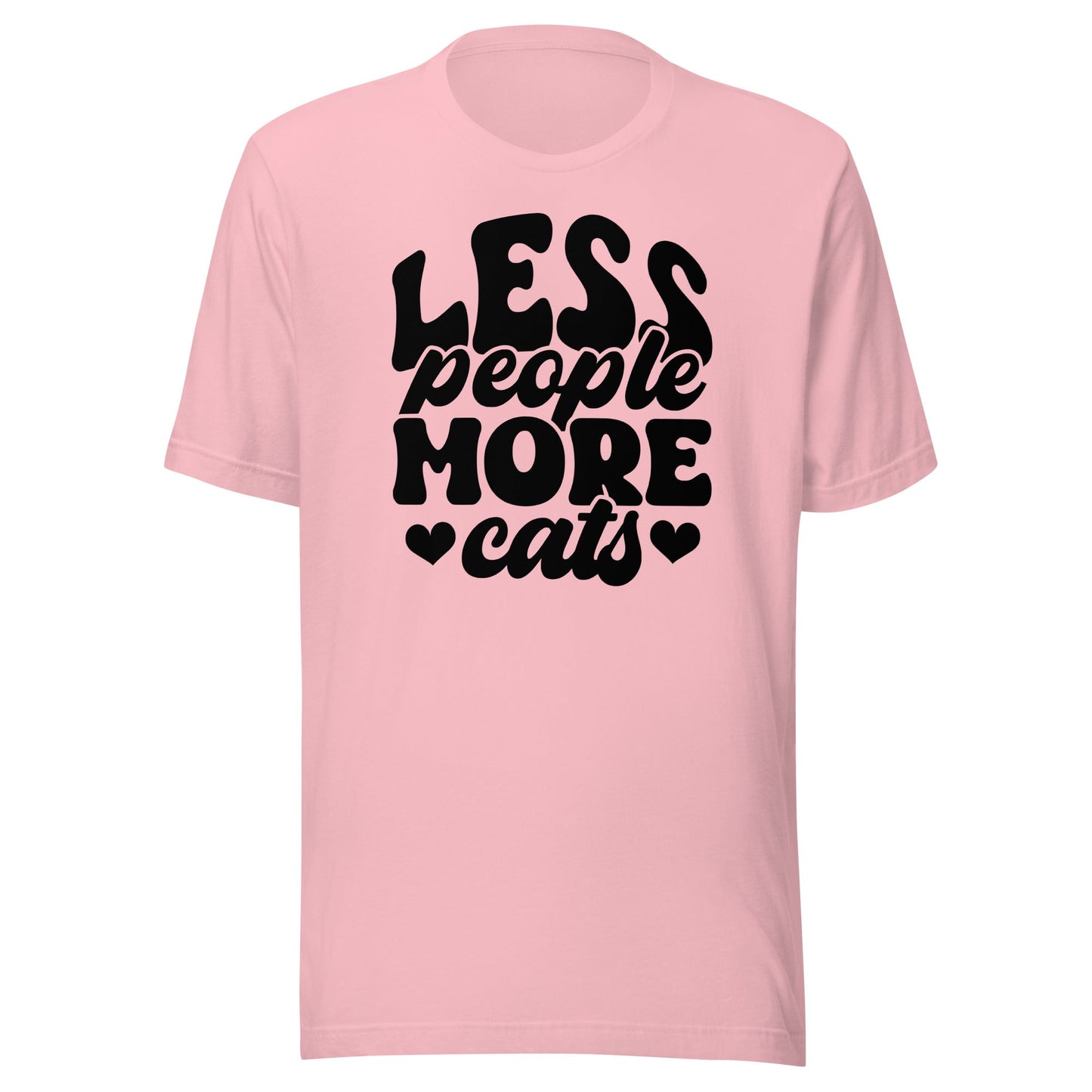 Less People More Cats Unisex t-shirt - The Sandy Merchant