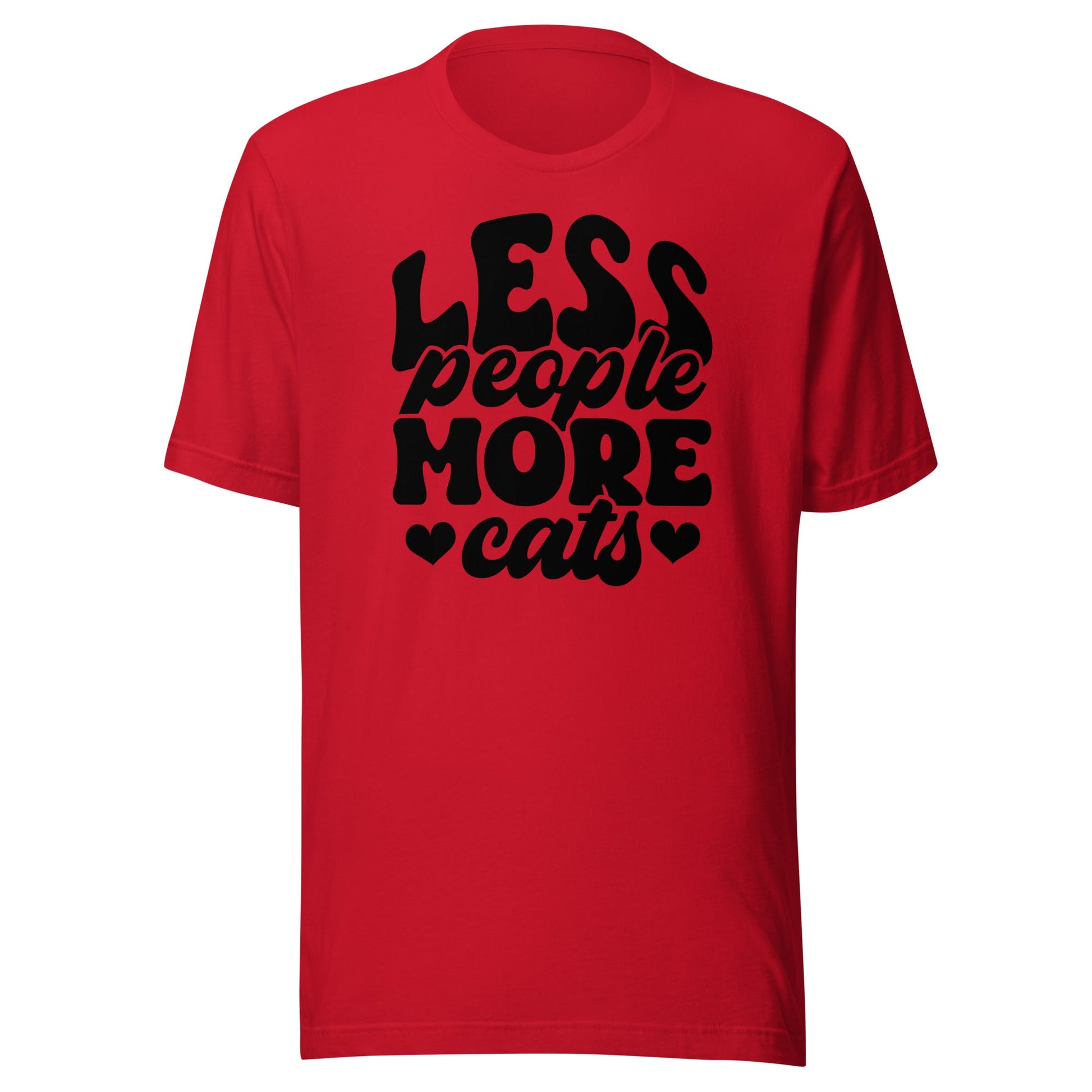 Less People More Cats Unisex t-shirt - The Sandy Merchant