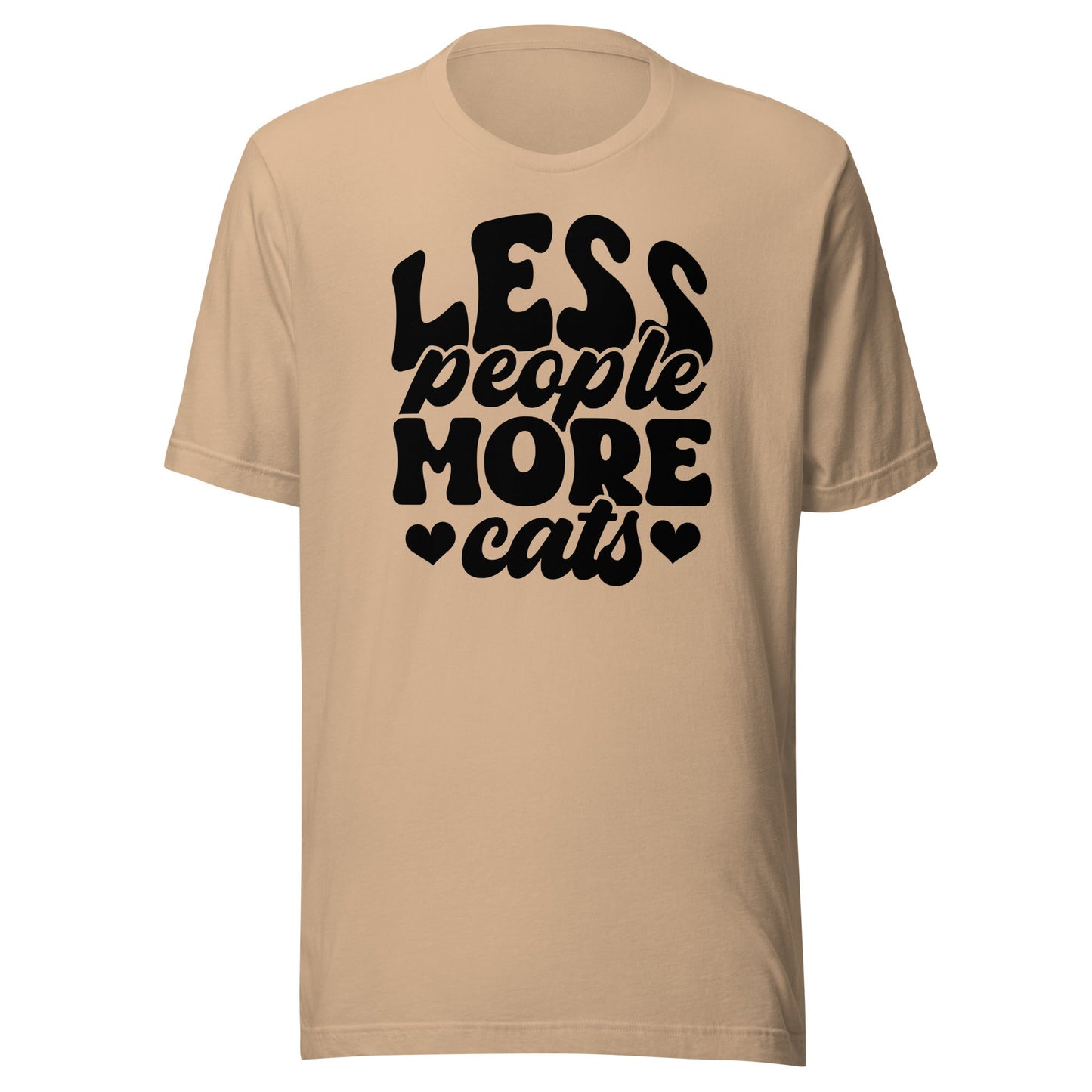 Less People More Cats Unisex t-shirt - The Sandy Merchant