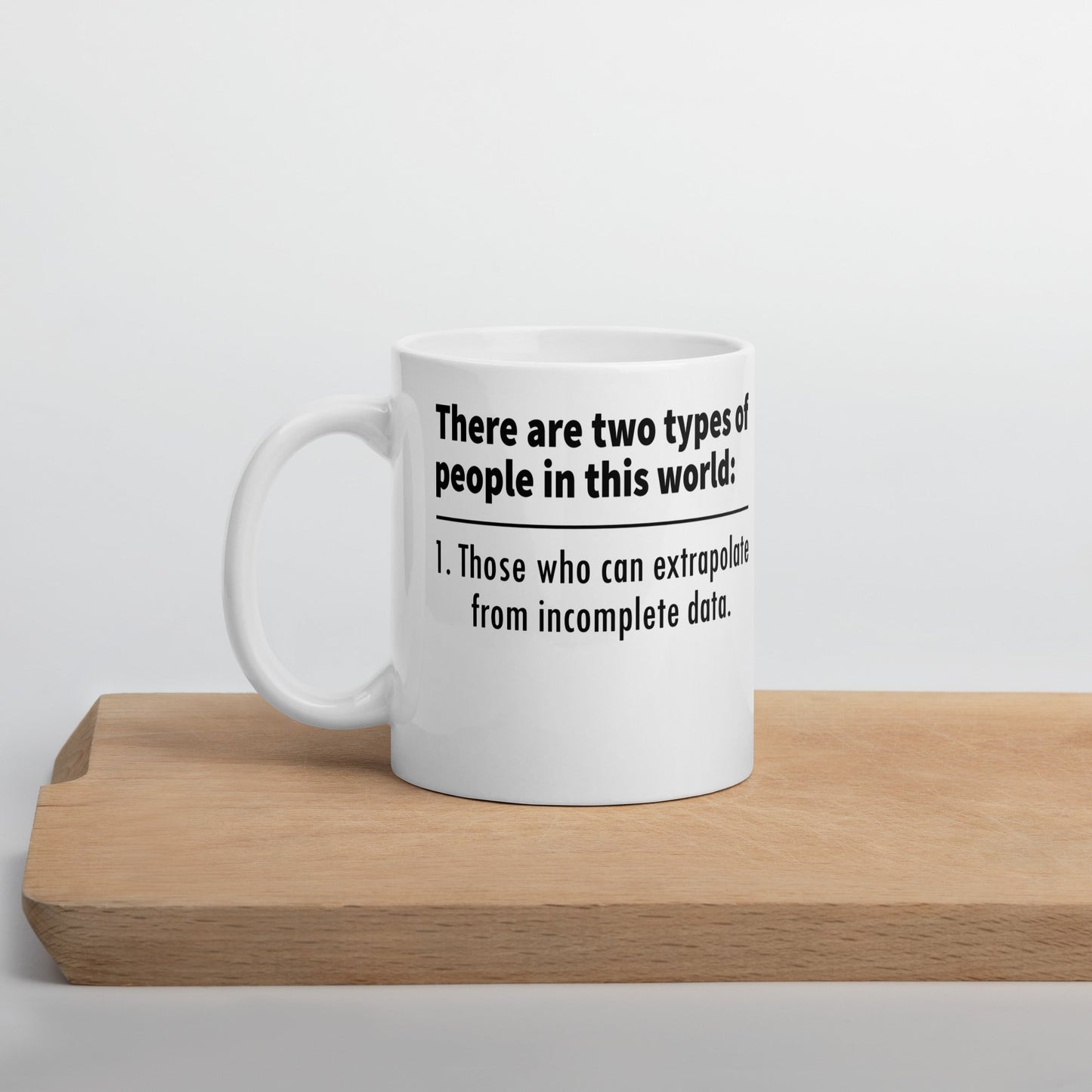 Two Types of People mug