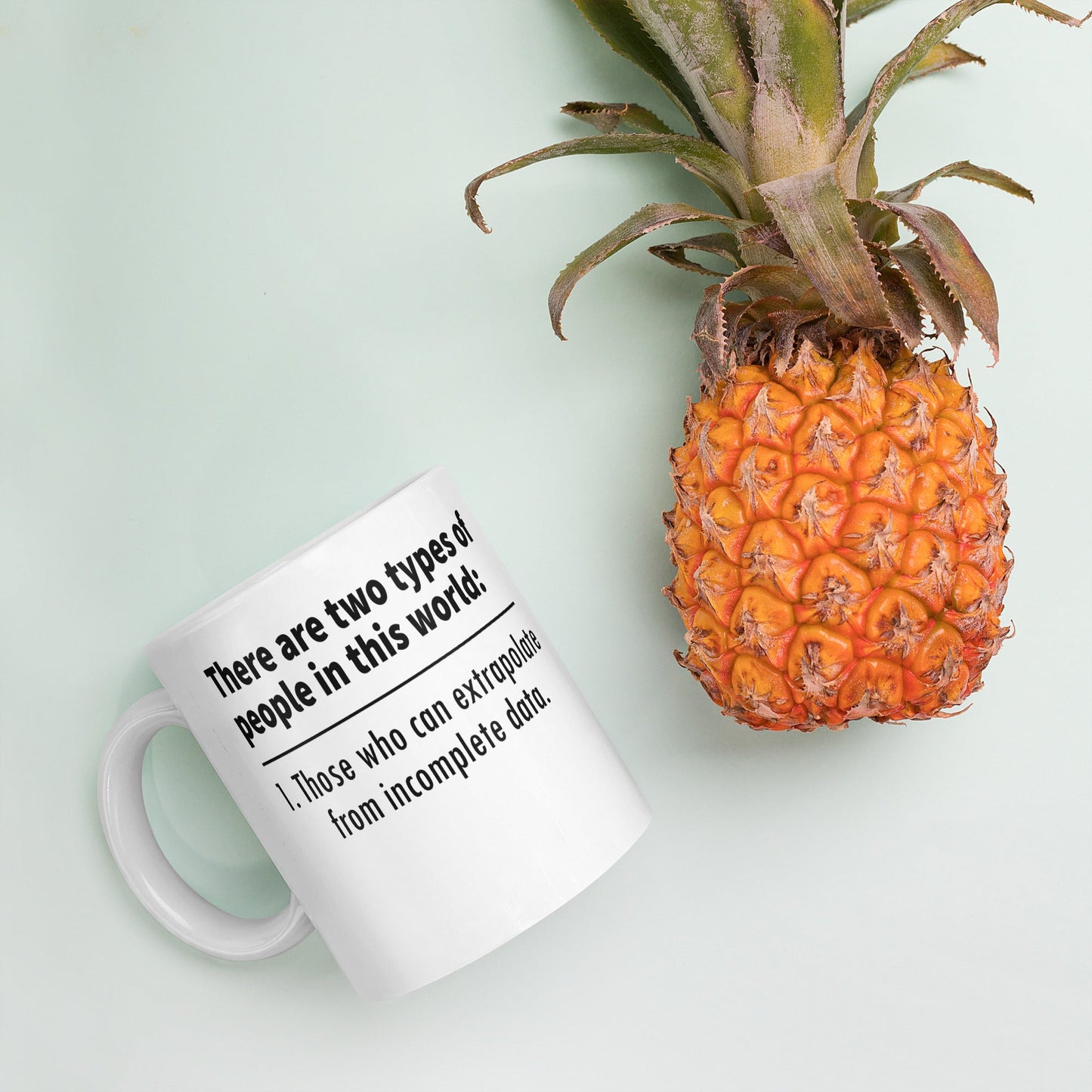 Two Types of People mug