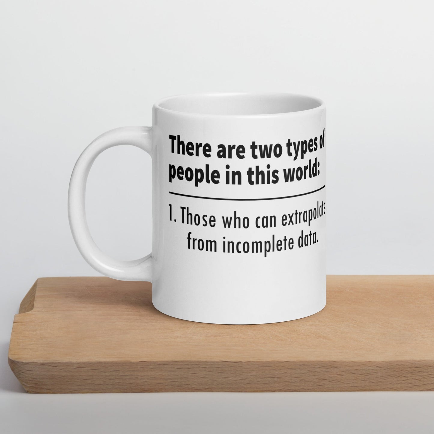 Two Types of People mug