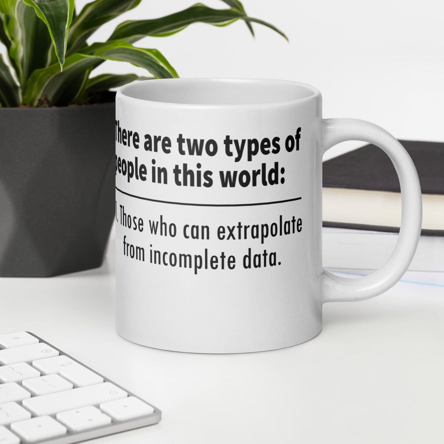 Two Types of People mug