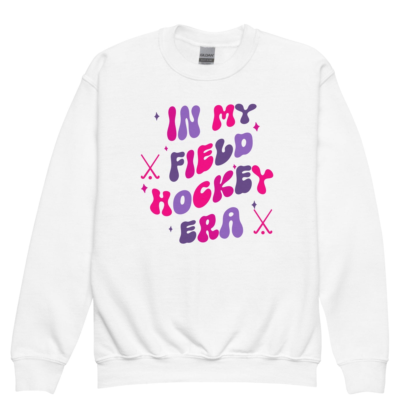 Field Hockey Era Youth crewneck sweatshirt