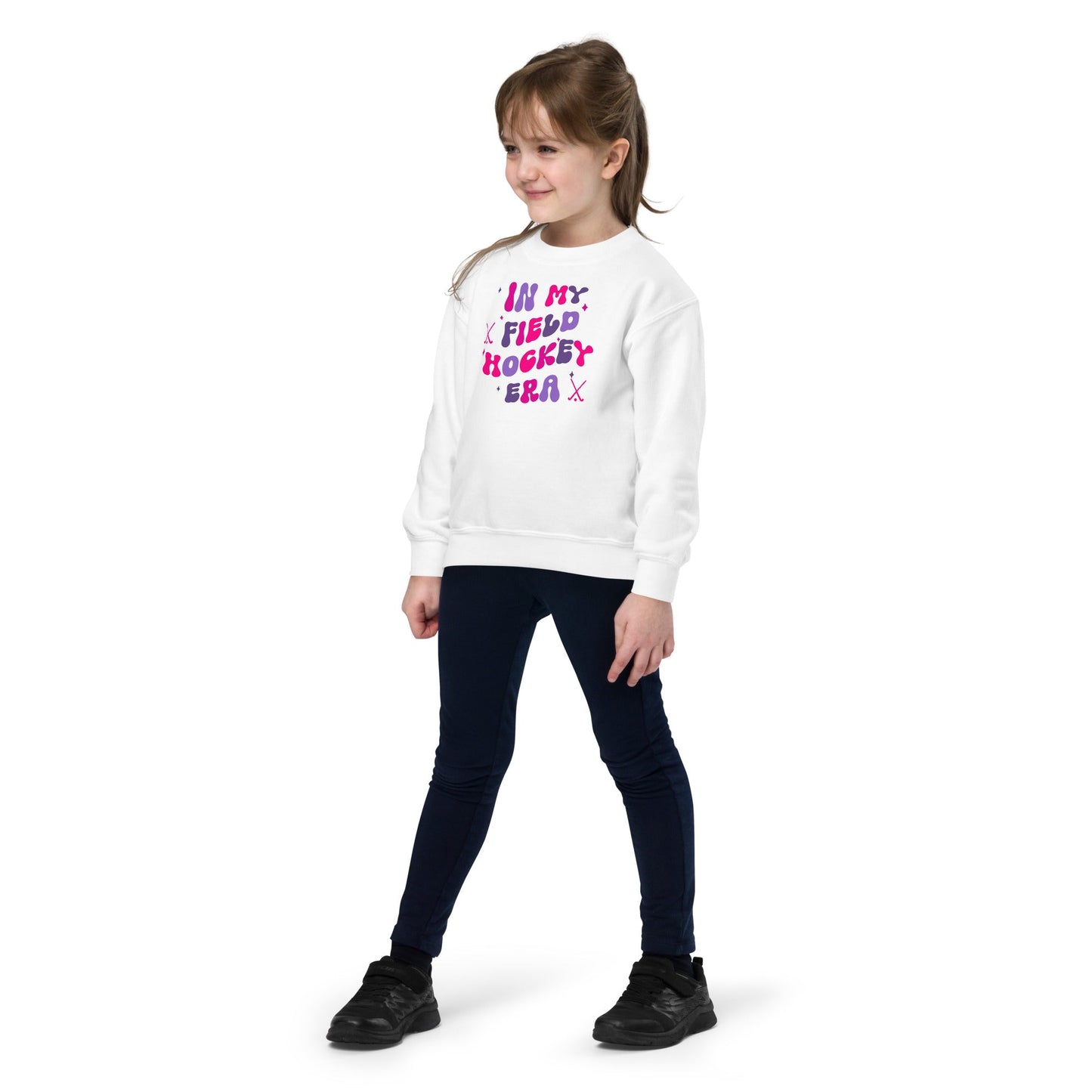 Field Hockey Era Youth crewneck sweatshirt