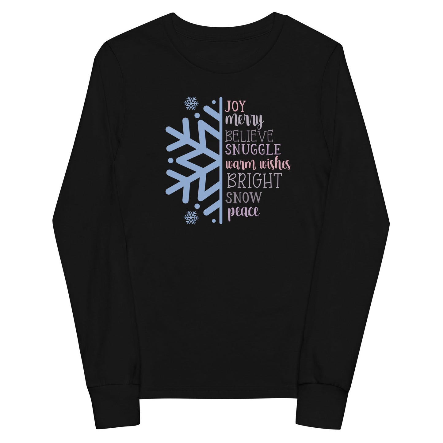 Winter Snowflake long sleeve tee - The Sandy Merchant