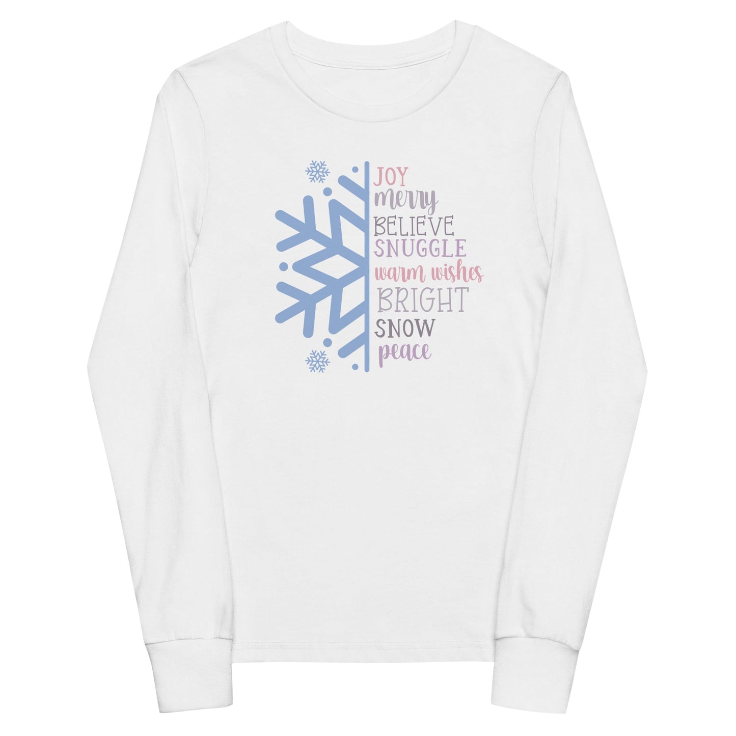 Winter Snowflake long sleeve tee - The Sandy Merchant