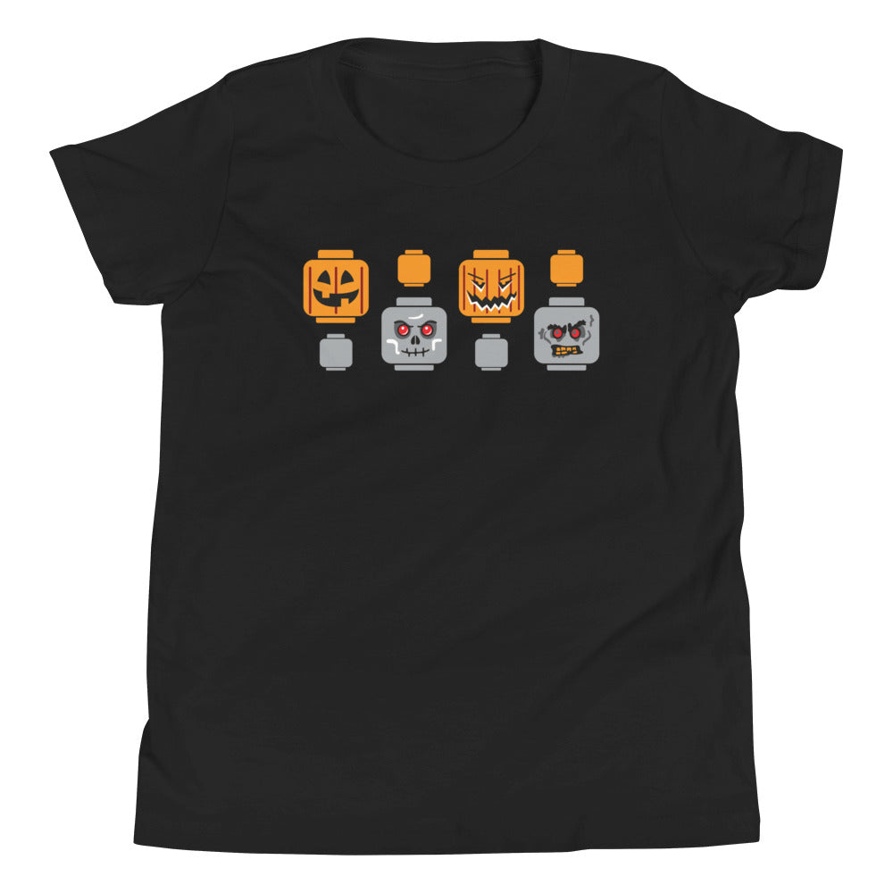 Halloween Block Head Youth T-Shirt - The Sandy Merchant