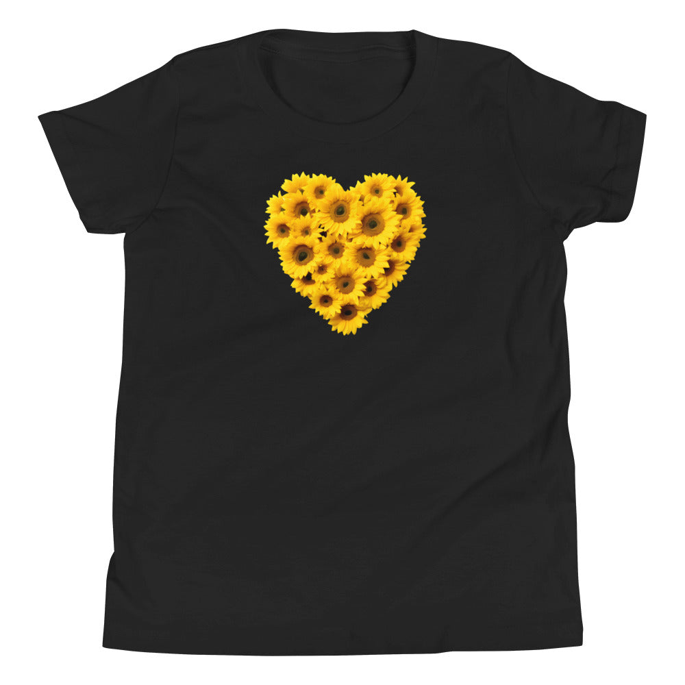 Sunflower Heart Youth T-Shirt - The Sandy Merchant