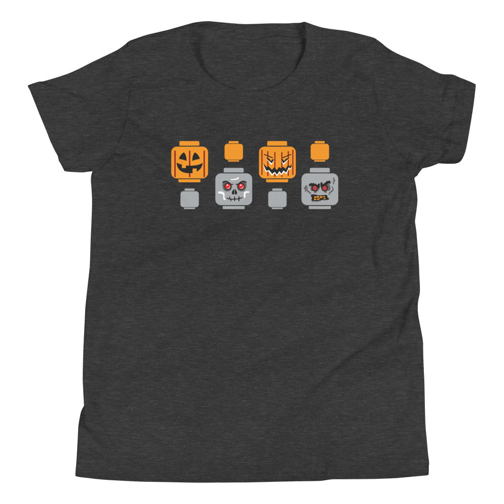 Halloween Block Head Youth T-Shirt - The Sandy Merchant