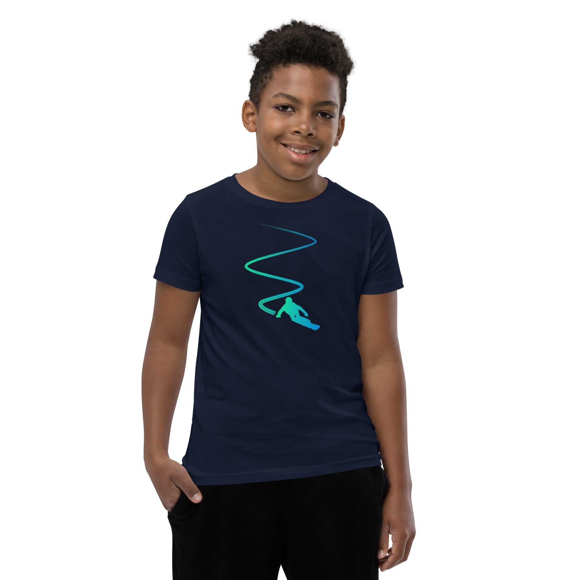 Snowboard Youth Short Sleeve T-Shirt - The Sandy Merchant